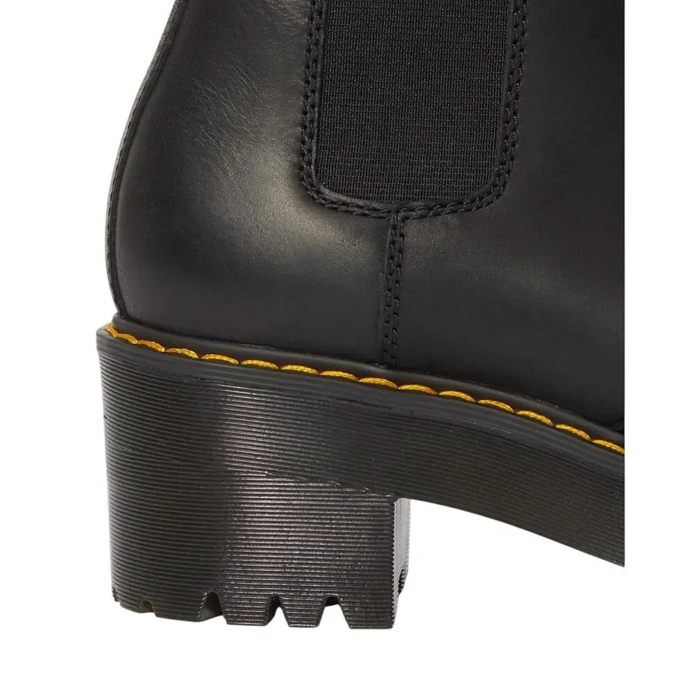 NEW! Dr. Martens Rometty Wyoming Leather Platform Chelsea Boots - Size 9 - Picture 4 of 9